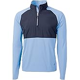 Cutter & Buck Mens Adapt Eco Knit Hybrid Recycled Mens Quarter Zip