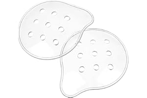 Dimeho 9-Hole Plastic Eye Patch, 2 Pcs Clear Eye Patches Breathable Ventilated Eye Covering After Surgerys Eye Protection for Cataract Recovery Cover