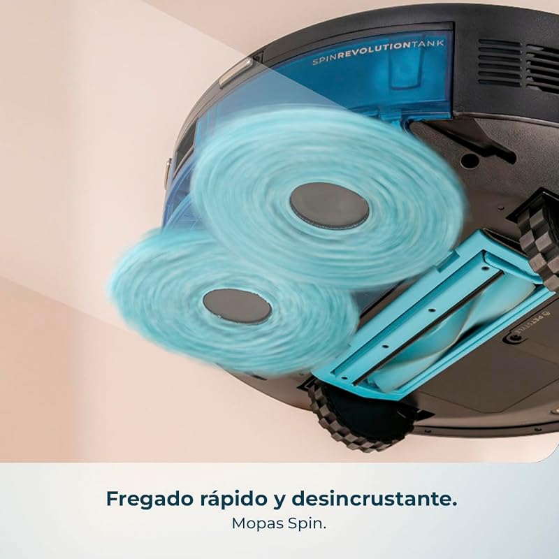 Robot Aspirador con Base de Autovaciado e IA Conga Y100 X-Treme. 20000Pa, Navegación Láser e Inteligencia Artificial, 20000Pa, Base de 2.8L, Autonomía hasta 220m², Control App 3.0 — foto 7 de 8