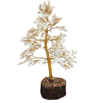 Buy Divya Mantra Feng Shui Natural White King Chakra Healing Gem Stone Bonsai Fortune Vastu Plant Sculpture Tree; Good Luck, Wealth, Success & Prosperity; Home Office Table Decor Gift Item; 300 Crystals Buy Divya Mantra Feng Shui Natural White King Chakra Healing Gem Stone Bonsai Fortune Vastu Plant Sculpture Tree; Good Luck, Wealth, Success & Prosperity; Home Office Table Decor Gift Item; 300 Crystals