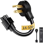 WenStorm NEMA 14-50 Adapter for Tesla Gen 2 Mobile Connector, 240V 32A Heavy-Duty Charging Plug, Fast Level 2 Charger Adapter