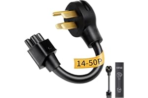 WENSTORM Tesla NEMA 14-50P Adapter, 250V 50 AMP NEMA 14-50P Adapter for Tesla Gen 2, Heavy-Duty 17.5mm Cable, Fast Charging for Tesla Model S, 3, X, Y - Safe and Durable