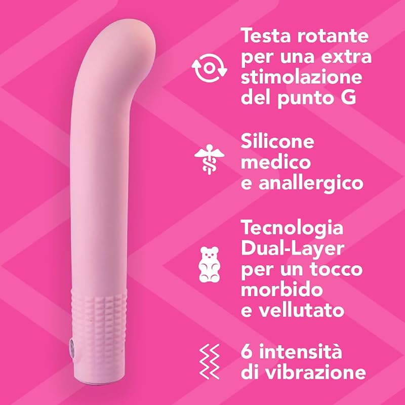 Soul Vibes Intimvibrator mit rotierendem Kopf - All Night Long