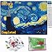5D DIY Starry Night Diamond Painting By Number Kits For Adults Round Full Drill Crystal Rhinestone Van Gogh Embroidery For Canvas Wall Decoration 12X16 Inches