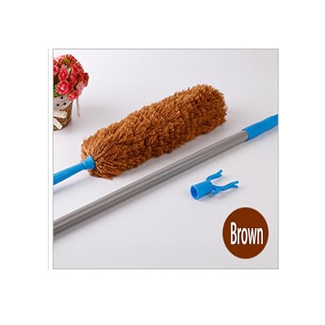 Good Grips Mikrofaser-Staubwischer, ausziehbar mit Verlängerungsstange 177 cm, flexibel, biegbar, waschbar, antistatisch, nim