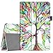 Fintie Folio Case for All-New Amazon Fire 7 Tablet (9th Generation, 2019 Release) - Slim Fit PU Leather Standing Protective Cover with Auto Wake/Sleep, Love Tree