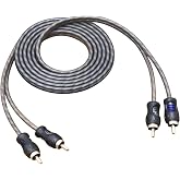 RECOIL RCI-26 6ft 2-Channel RCA Audio Cable Twisted Pair Noise Reduction | 100% Oxygen Free Copper