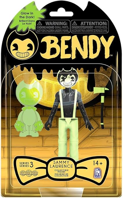 Amazon Com Bendy And The Dark Revival Bendy The Dark Revival 5 Gitd Action Figure Sammy Toys Games
