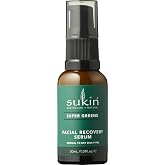 Sukin - Super Greens Facial Recovery Serum, Enhances Skins Radiance, 1.01 fl oz 30 mL