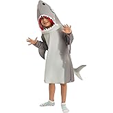 Spooktacular Creations Halloween Shark Costume Kids, Shark Boy Costume Gray Blue with Fin Tail for Halloween Dress Up Party