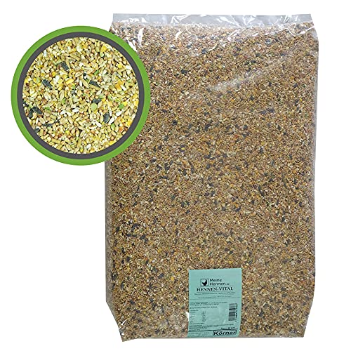 Meine Hennen HENNEN VITAL 15 kg, Premium Hühnerfutter und Wachtelfutter, Körnerfutter, Geflügelfutter, Hennenfutter, Alleinfutter für Hühner, Wachteln, Legehennen – Bild 5
