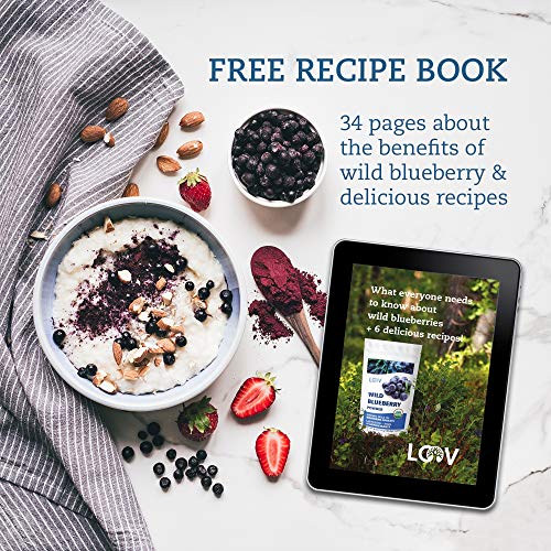 LOOV Organic Wild Blueberry Powder - 35-Day Supply, 6 Oz, Good for Smoothie & Breakfast, Freeze-Dried, from Northern… - Image 5
