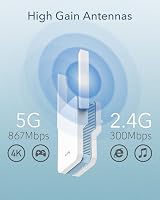 Cudy RE1200 AC1200 Mesh WiFi Extender Dual Band 1200Mbps 2.4/5GHz view 4