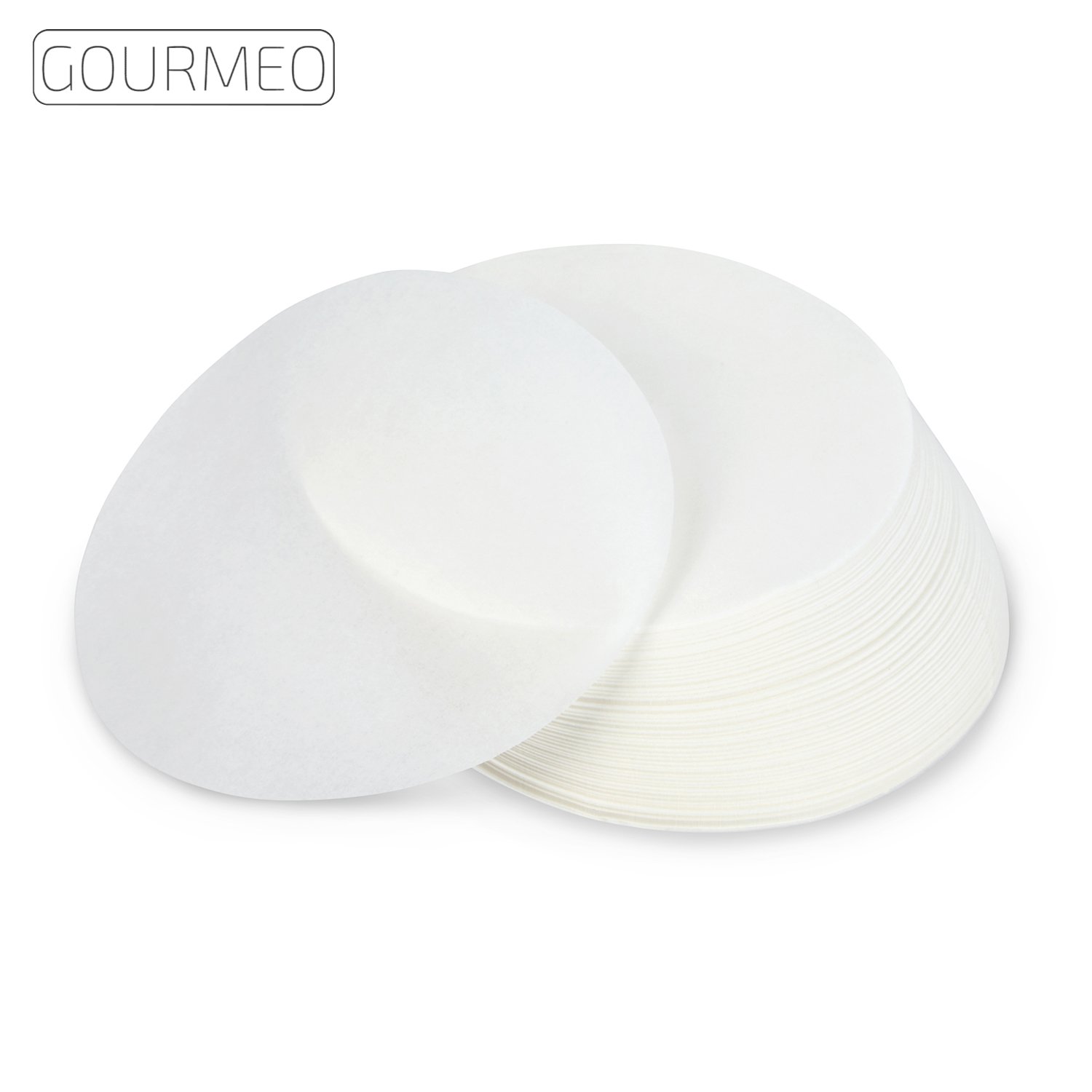 GOURMEO Burger Discs, 500 Pieces, Round, 11 cm, Non Stick Parchment