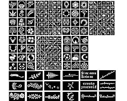 Tattoo Stencil - Various Patterns - New Henna