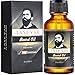 60ml Beard Oil, TASEYAR Fragrance Free Unscented Natural Beard Growing Oil Leave-in Beard Conditioner Natural Beard Care Oil Moutstache Oil for Beard Growth, Mustache, Face and Skin, 2oz, Gift for Him