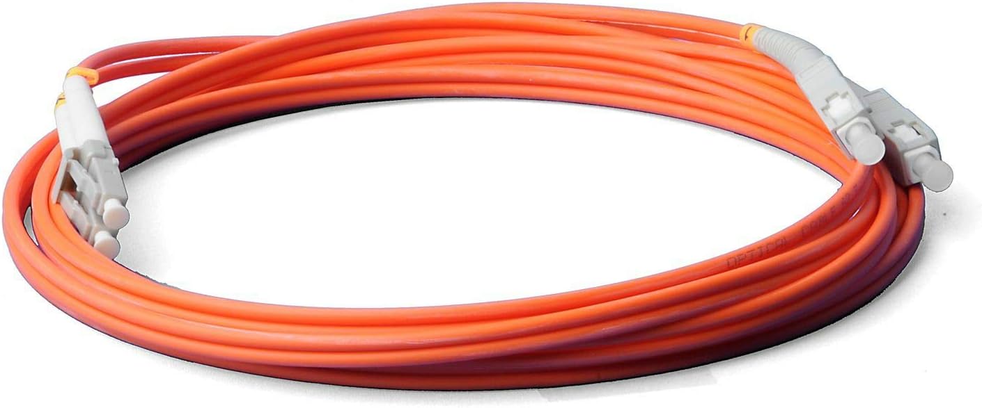 Fibre Optic Cable - 10 Metre OM2 LC to SC Male Duplex 50/125 Patch Cable - 10m Fibre Optic Cable