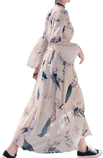 Amazon Co Jp 美しいです レディース ワンピース シフォン Ol 夏 秋 冬 Aライン スリム ロング丈 ハイウエスト 服 ファッション小物