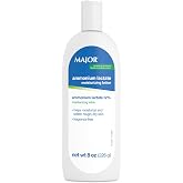 MAJOR Ammonium Lactate 12% Moisturizing Lotion, 8 oz (1-Pack) | Hydrate, Soften, and Exfoliate Dry, Rough Skin With Smoothing Daily Body Lotion, Fragrance Free, Lactic Acid Lotion