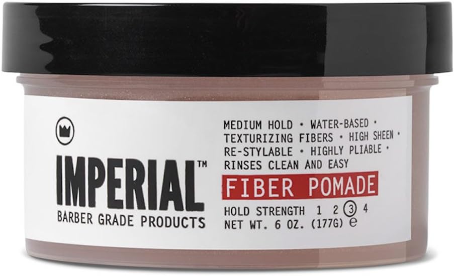 Imperial Barber Grade Products Fiber Pomade 6 0z/177 Gram