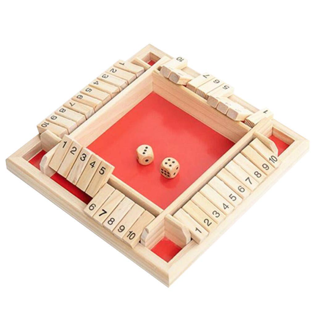 IHU Wooden Board Game A Classic Family Math Game, Wooden Sudoku Puzzle Board, Wooden Table Game Clas
