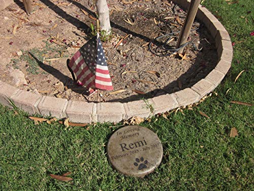 3 Personalized+Engraved+Memorial+Stone+Diameter
