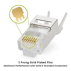 trueCABLE Cat6/6A RJ45 Pass Through Modular