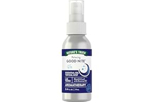Nature's Truth Good Nite Essential Oil Mist | 2.4 fl oz | Calming Blend | for Topical Use, Yoga, & Aroma Spray