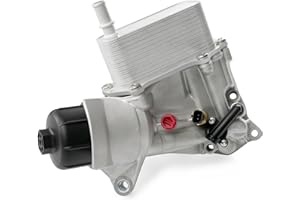 68624177AA Upgrade Aluminum Engine Oil Cooler Oil Filter Housing Compatible with 2014-2019 Ram 1500 Classic 3.0L V6 Diesel Re