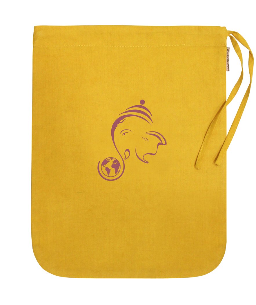 clean planet women's gift bag (yellow)