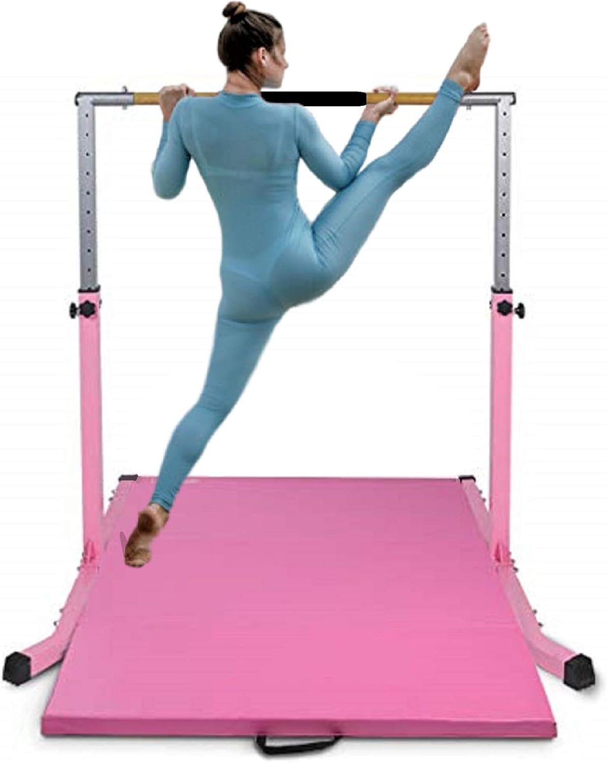 5 to 3 Adjustable Height Level 13 Bar Asymmetric Mat Tumble 6x4 Bar