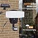 VIBELITE Solar Lights Outdoor 80LED Solar Powered Security Shed Lights Motion Sensor Lighting