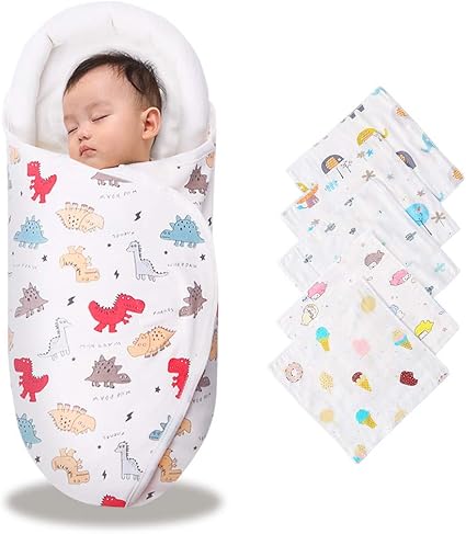 Amazon Comfort U ベビー おくるみ ベビー用寝袋 コットン100 赤ちゃんの夜泣き対策に バスタオル 赤ちゃん スワドル 新生児 お昼寝 ふわふわ 暖かい 通気性抜群 敏感肌適合 保温 出産準備 出産祝い おくるみ ベビー マタニティ 通販
