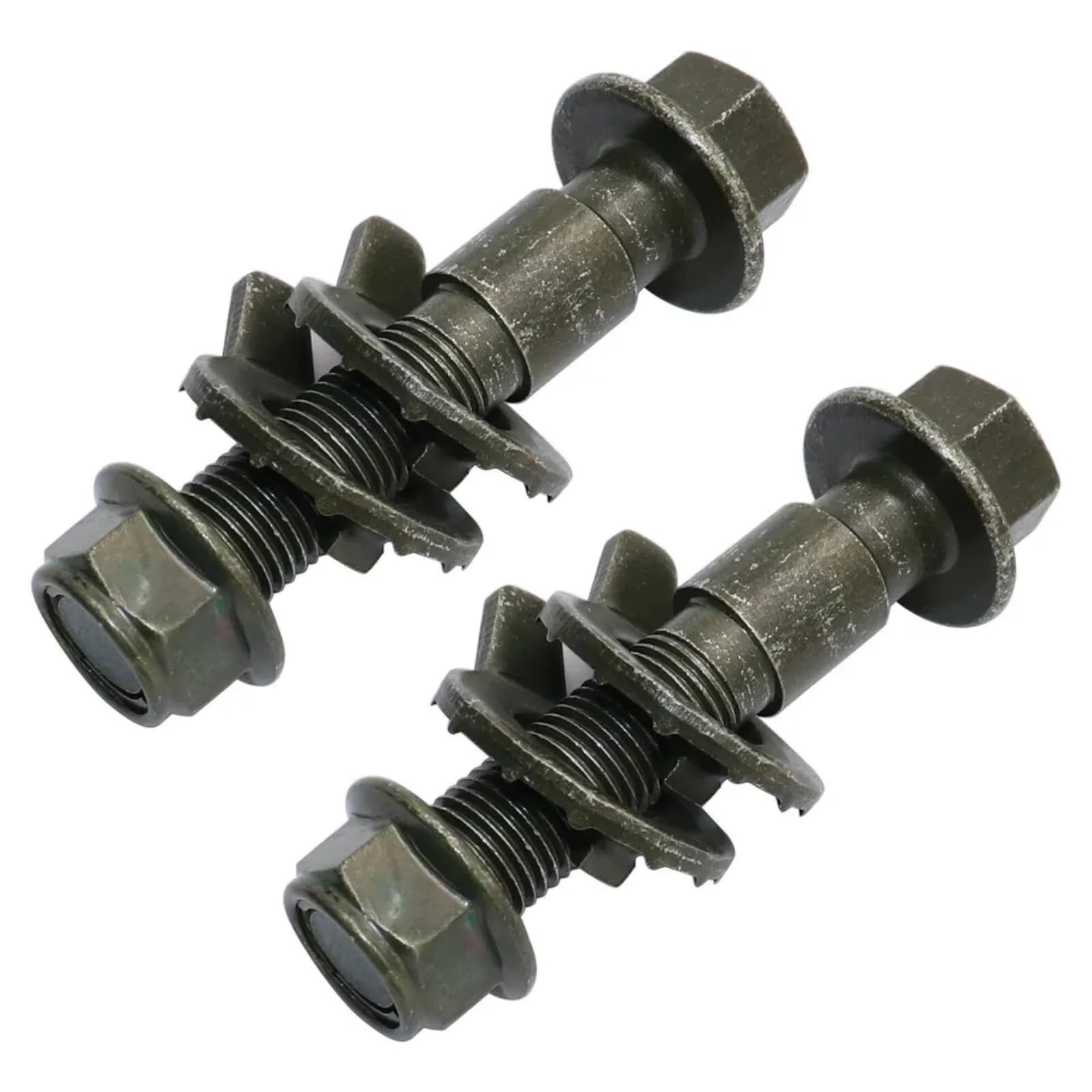 Photo 1 of 2Pcs 16mm Adjustable Camber Correction Alignment Kit for Front Wheels Cam Bolts for Chevrolet for Ford for Honda for Buick for Cadillac for Kia 81280