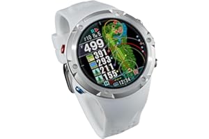 Shot Navi Evolve PRO White Large Screen Color LCD, Latest GPS Chip M10, GPS Golf Navi, Golf Distance Meter, Golf Watch, Compe