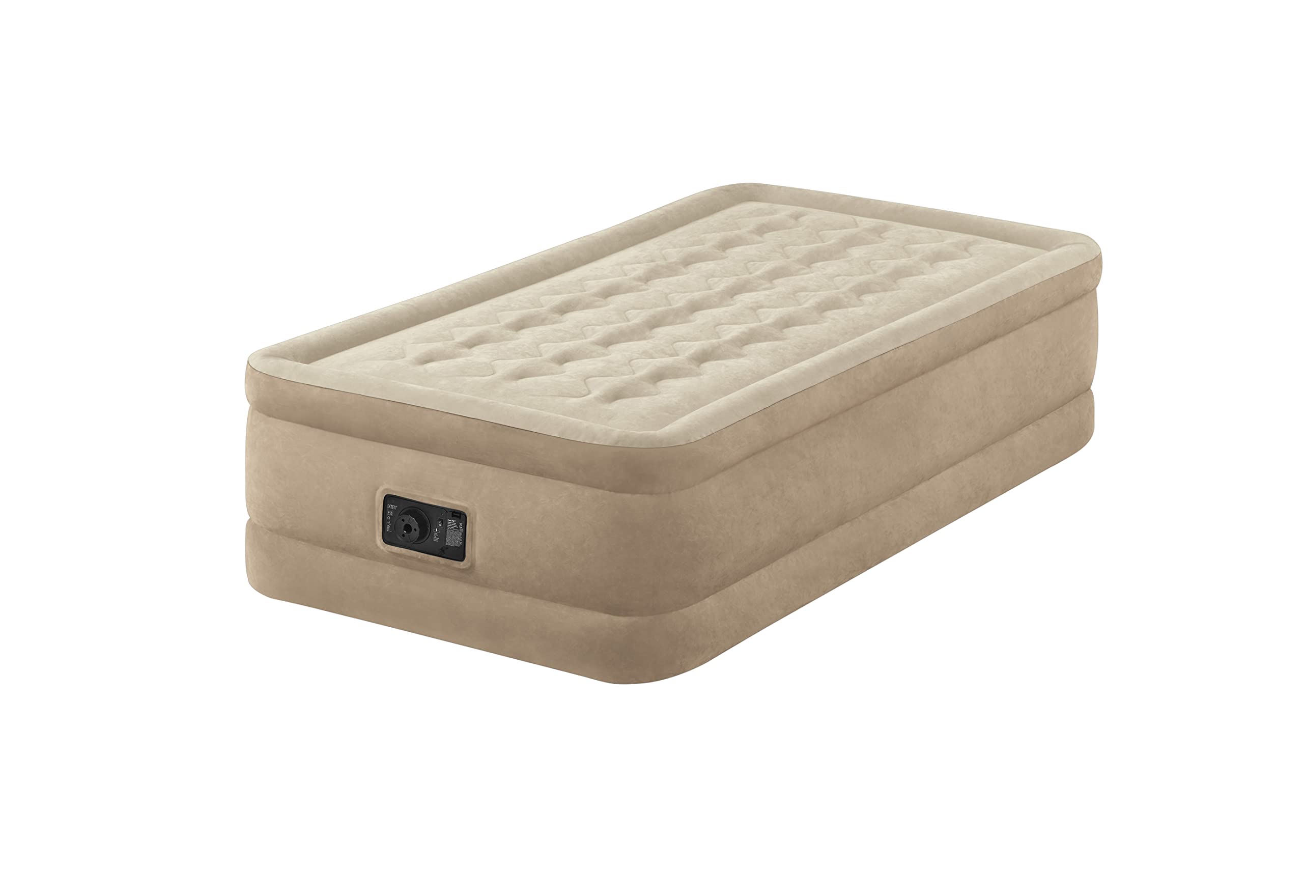 Intex Ultra Plush Raised Airbed with Fiber Technology and Built-in Pump (UK SPEC) #64456
