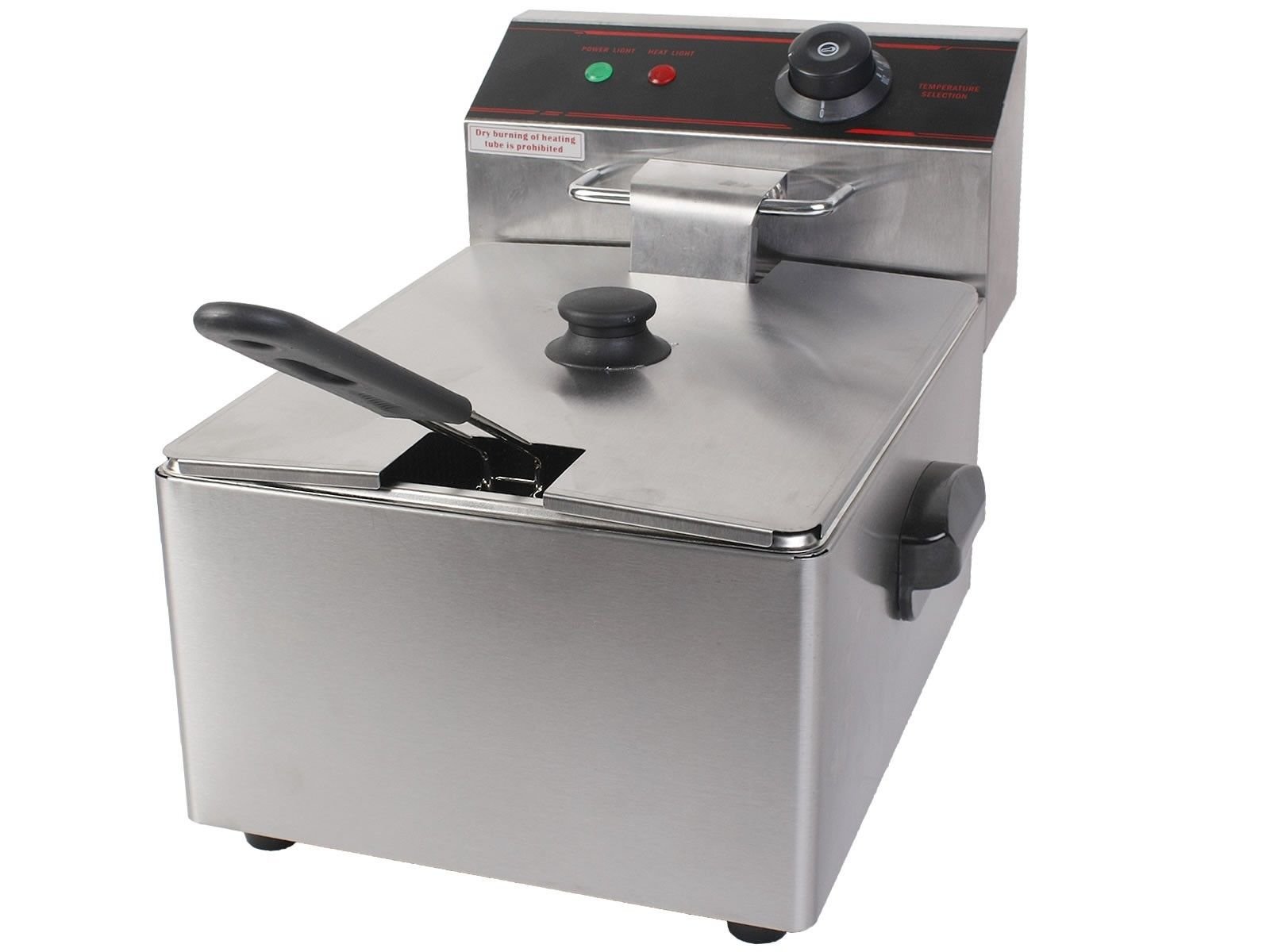 Goplus Deep Fryer Electric Commercial Unit Tabletop Restaurant Frying w