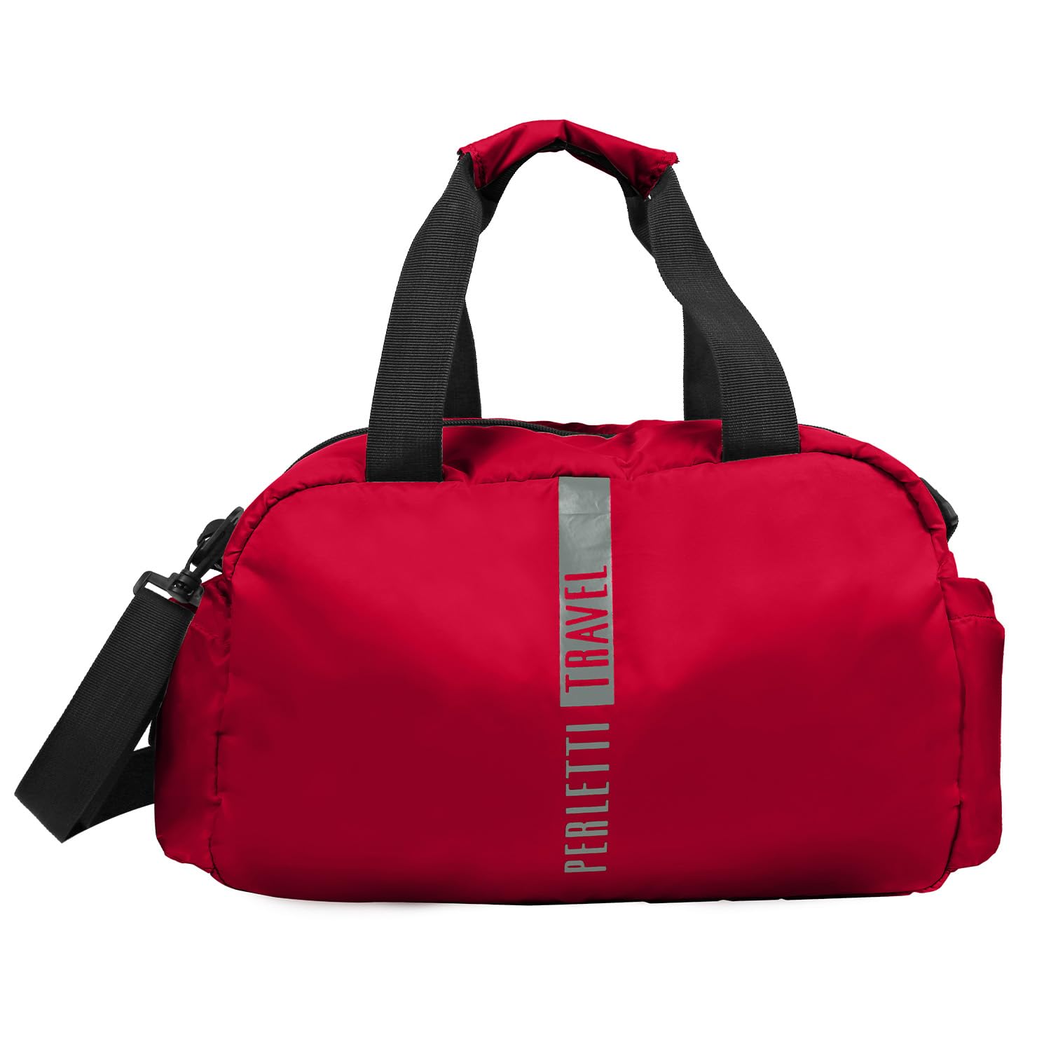 PERLETTI Travel Bag Ryanair Cabin Bags 40x20x25 Man and Woman - Gym Bag Sports Duffle Weekend Bag Ultralight Waterproof - Cabin Bag Hand Luggage Holdall Duffel with Handle and Shoulder Strap (Red)