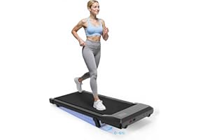 SupeRun Walking Pad, Under Desk Treadmill, 3 in 1 Portable Treadmill with Remote Control LED Display, 2.5 HP Quiet Walking Jogging Machine for Office Home Use, 300 Lbs Capacity