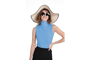 Sunfaynis Women's Soft Cotton Mock Turtleneck Shirt Baselayer Tops Underwear Shirt
