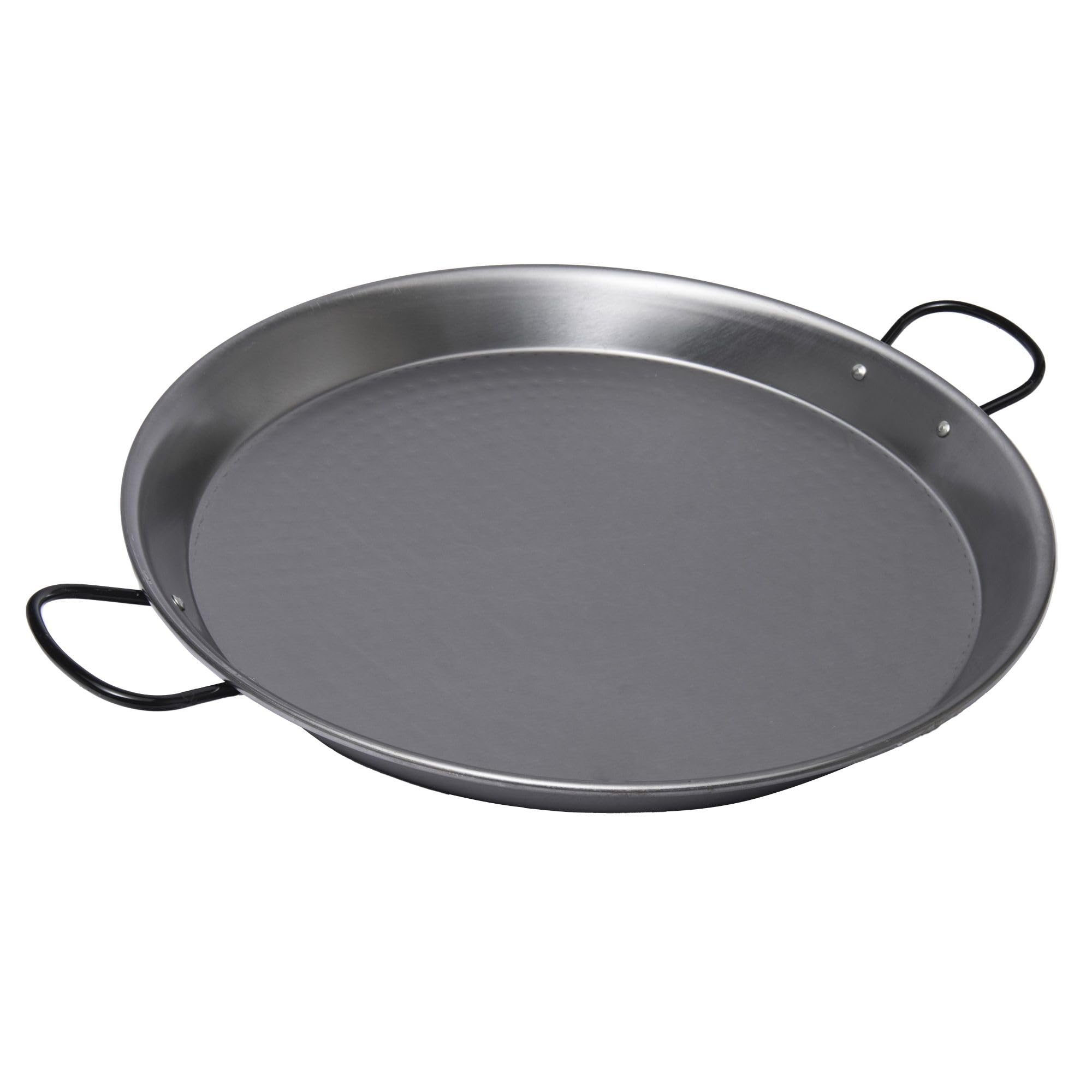 La Valenciana Polished Steel Paella Pan 46cm