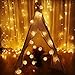 Globe Rattan Ball String Lights, Goodia 13.8feet 40 LED Warm White Fairy Light for Indoor,Bedroom,Curtain,Patio,Lawn,Landscape,Fairy Garden,Home,Wedding,Holiday,Christmas Tree,Party