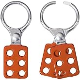 Master Lock 417 1-1/2" Aluminum Lockout Hasp, Red