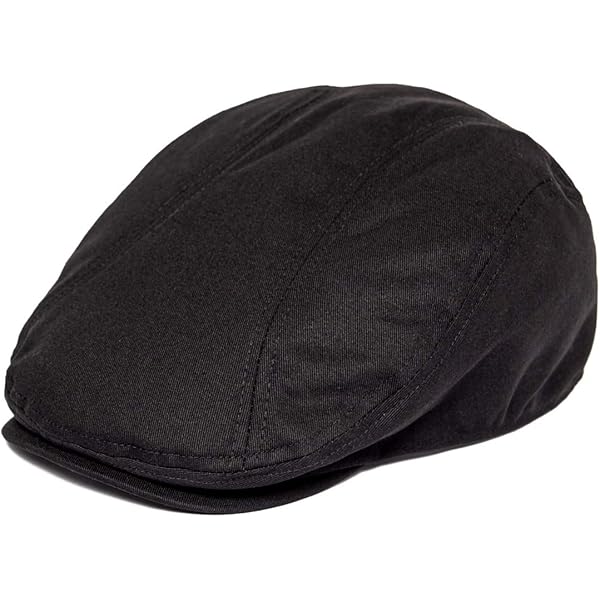 帽子 SD Twill News Boy Cap Black L Generic Newsboy Cap for Men,Washing Cotton Twill Cap Flat