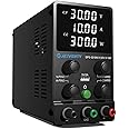 Jesverty DC Power Supply Variable, 30V 10A Adjustable Switching Regulated DC Bench Power Supply with High Precision 4-Digits LED Display, 5V/2A USB Port, Coarse and Fine Adjustments SPS-3010N