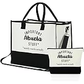 FORBIDDEN PAPER Mothers Day Grandma Mimi Yaya Retirement Dance Aunt Travel Book Witchy Gifts for Women Tote Bag & Makeup Bag