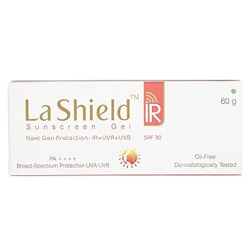 La Shield IR SPF 30+ & Pa+++ Sunscreen Gel, 60 g