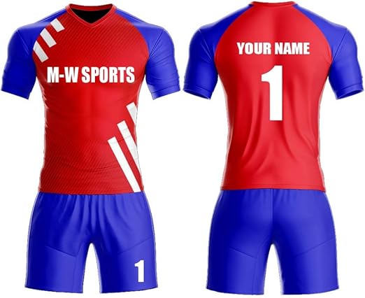 red soccer uniforms