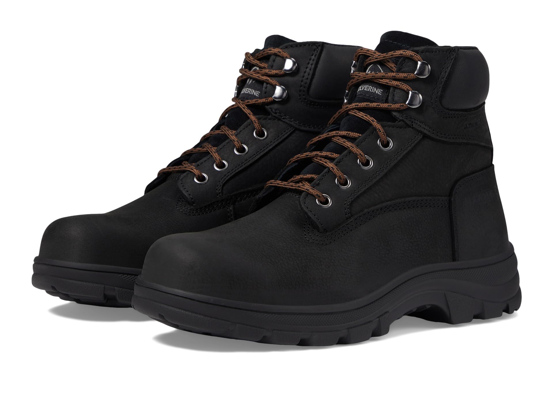 Photo 1 of Wolverine Carlsbad Women's 6" Waterproof Steel Toe Construction Boot, Black, 8