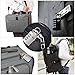 Puroma TSA Approved Luggage Lock 4 Digit Combination Travel Locks for Suitcases, Luggage, Backpack - Black & Silver
